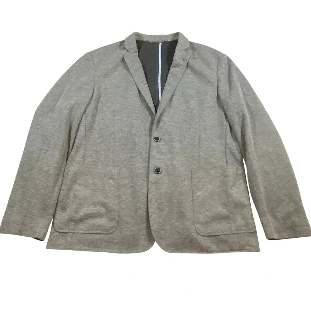 Southern Tide Men's Classic Fit Grey Knit Blazer‎ XXL